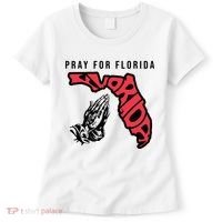 Pray For Florida Hurricane Milton Awareness Women's T-Shirt thumb 0