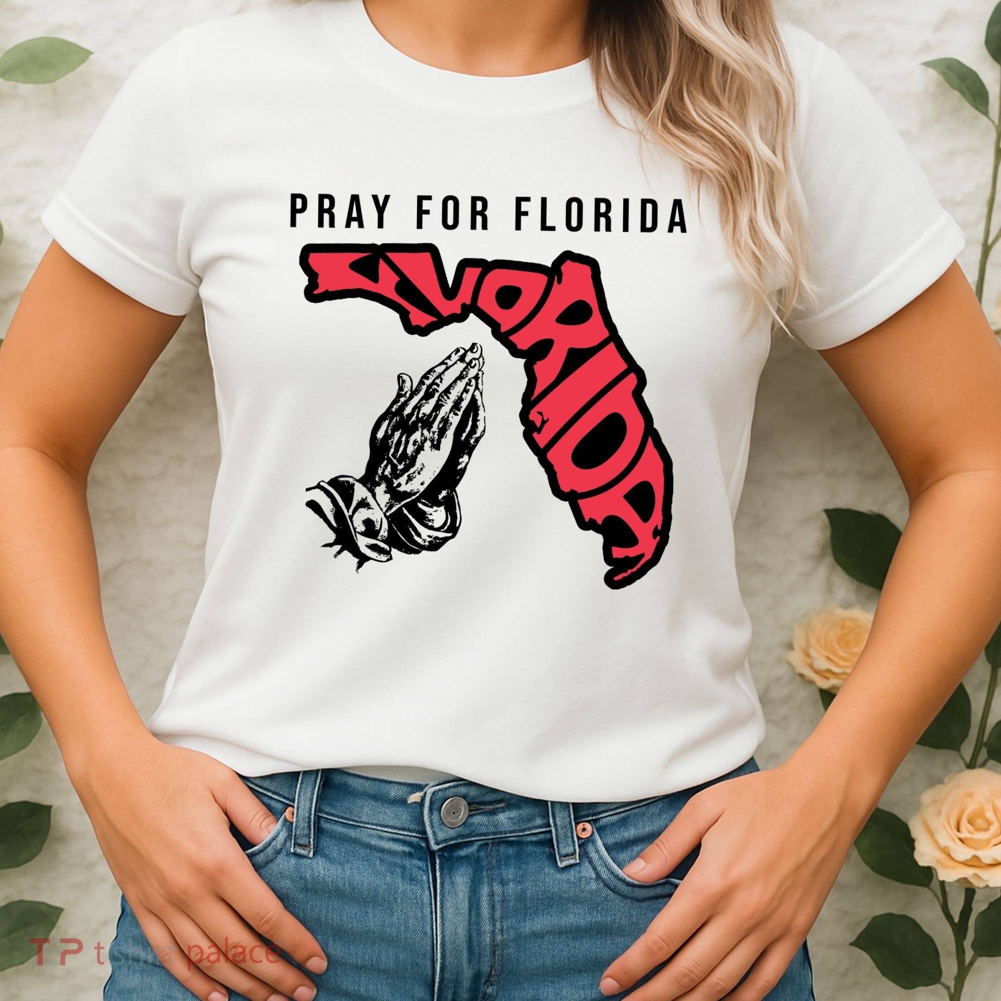 Pray For Florida Hurricane Milton Awareness Women's T-Shirt