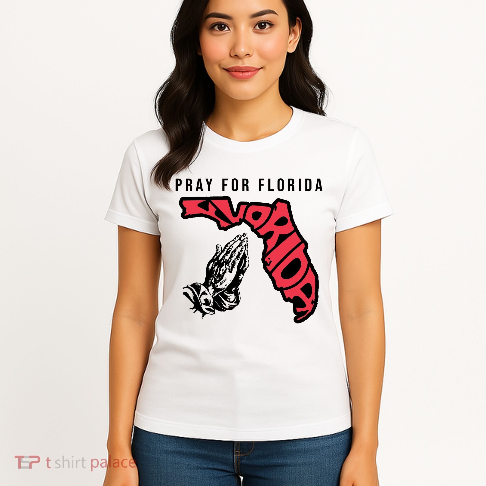 Pray For Florida Hurricane Milton Awareness Women's T-Shirt