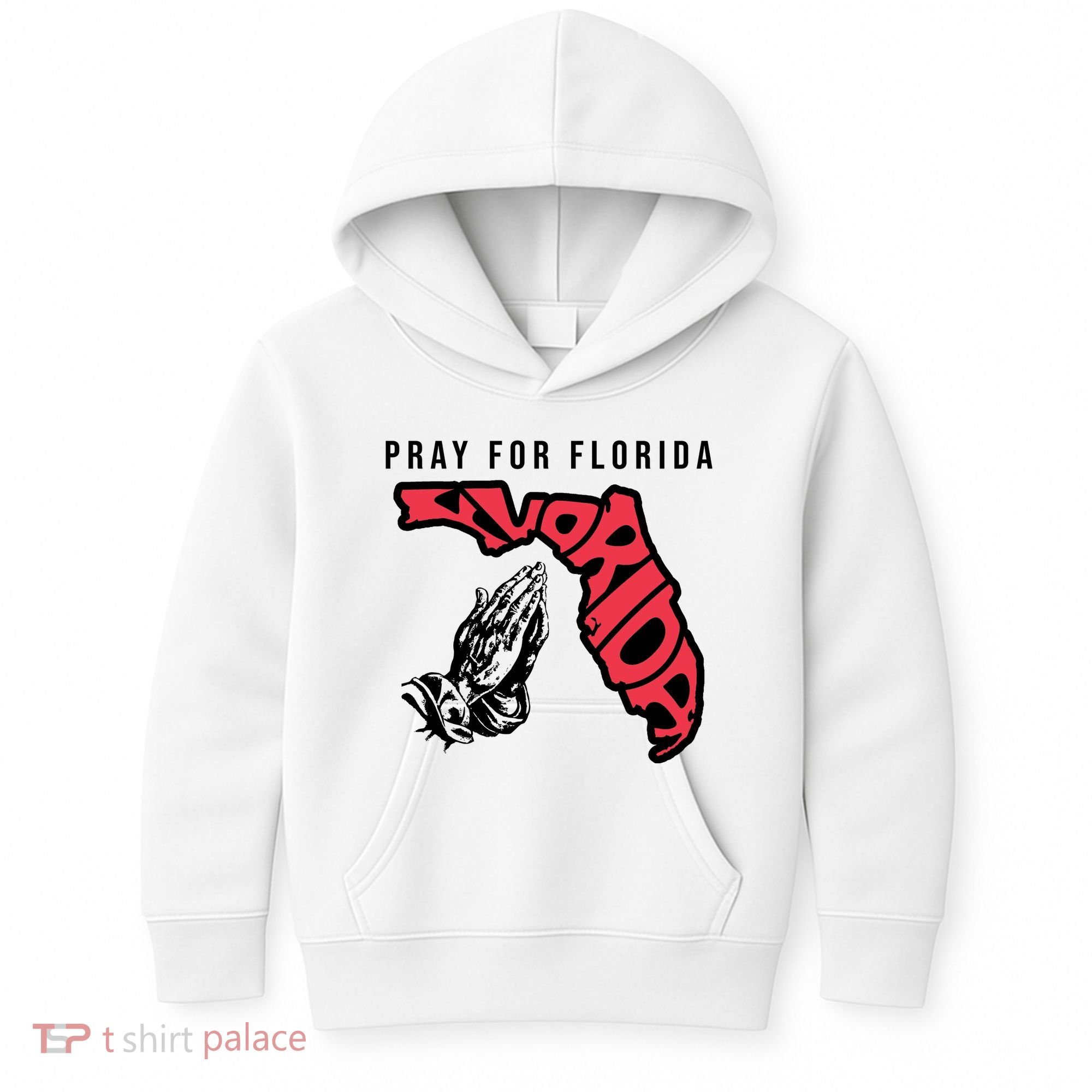 Pray For Florida Hurricane Milton Awareness Kids Hoodie