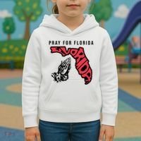Pray For Florida Hurricane Milton Awareness Kids Hoodie thumb 3