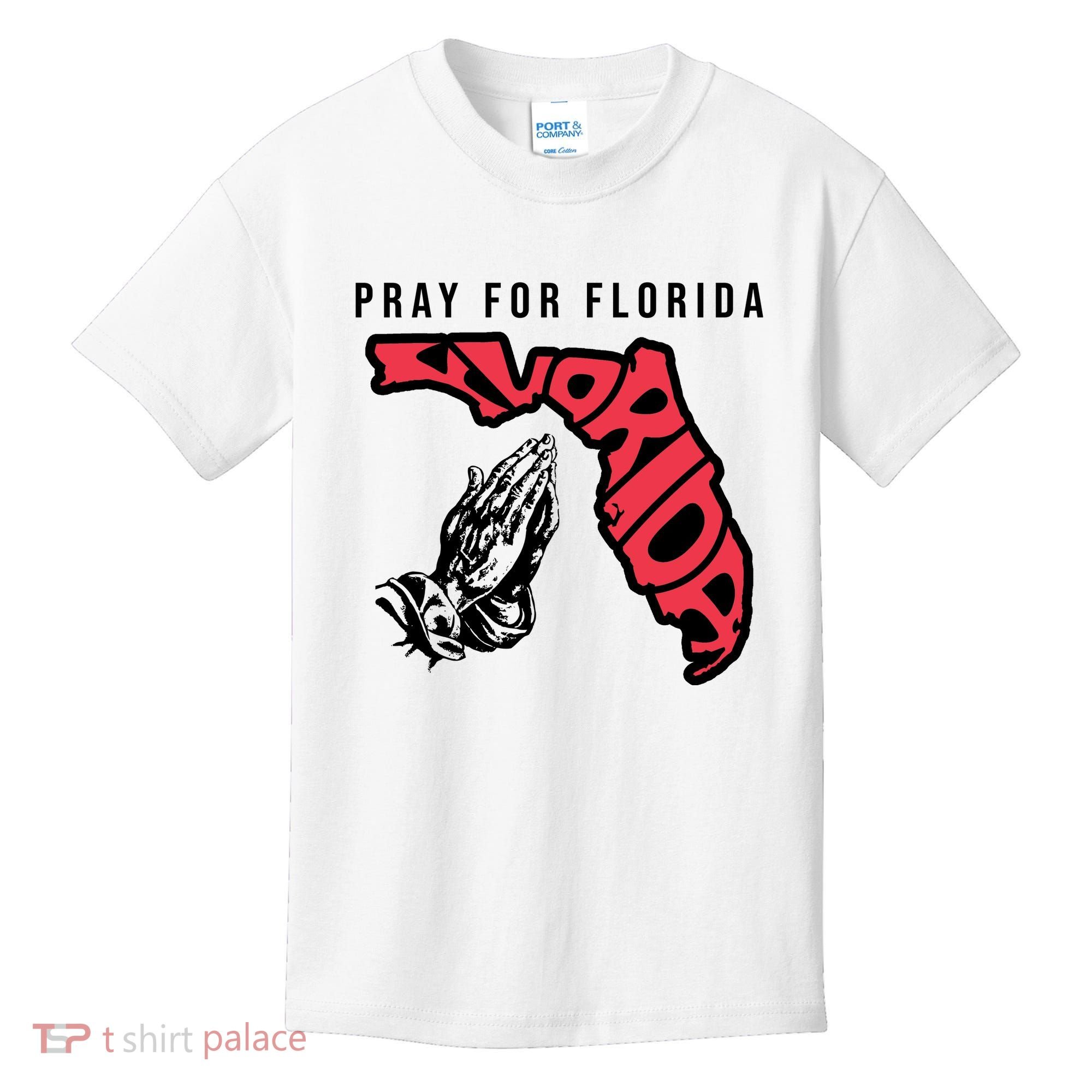 Pray For Florida Hurricane Milton Awareness Kids T-Shirt