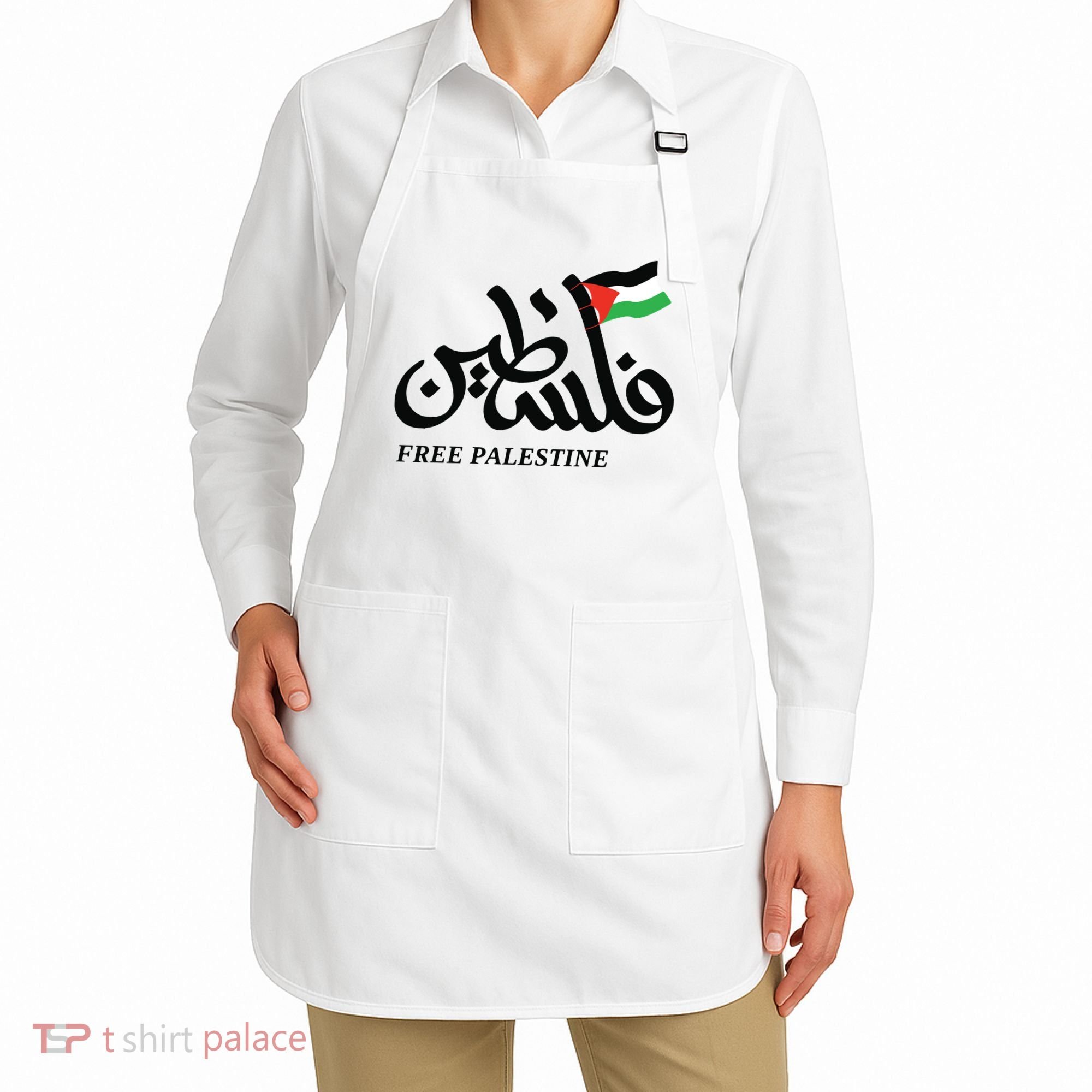 Palestine Flag Free Palestine Apron