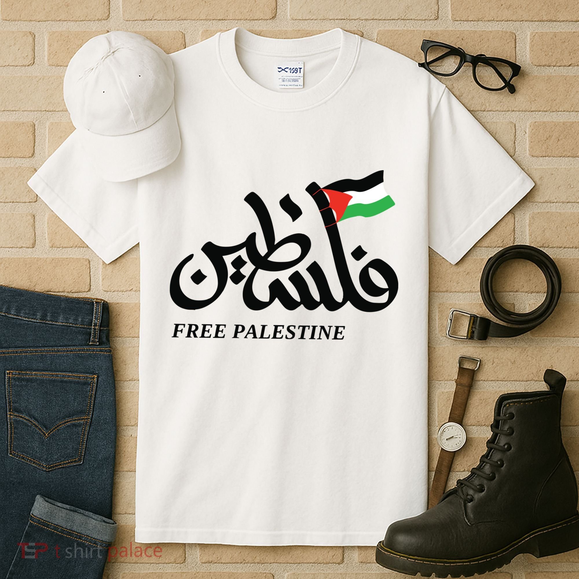 Palestine Flag Free Palestine Tall T-Shirt