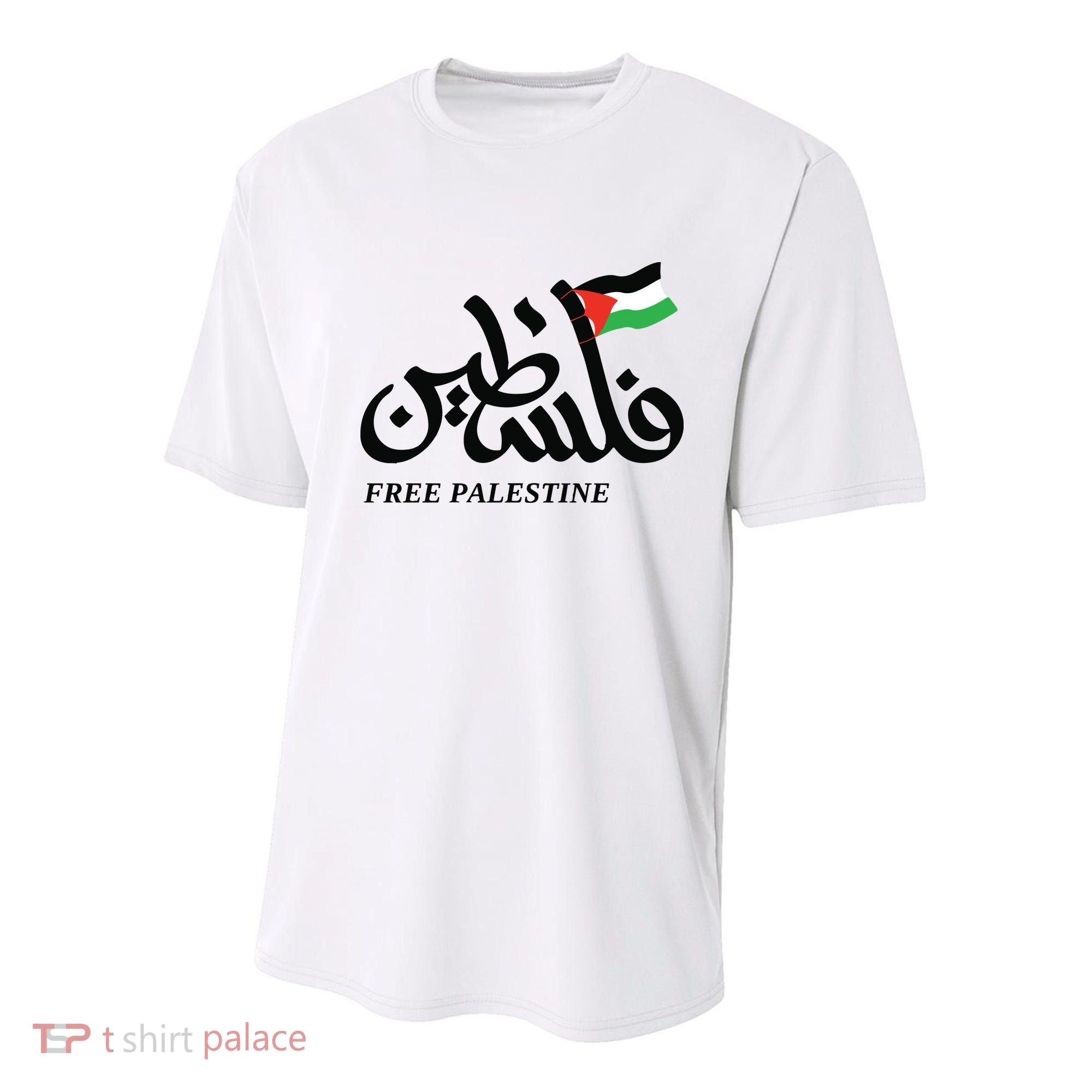 Palestine Flag Free Palestine Youth Performance Sprint T-Shirt