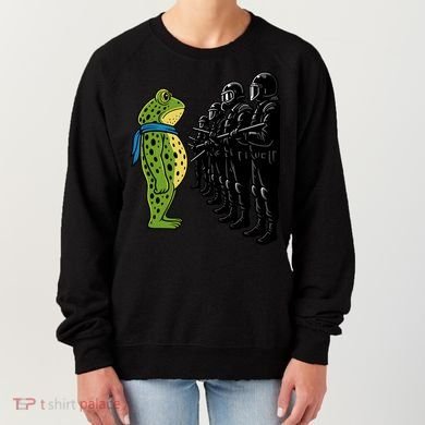Portland Frog Funny Meme Protest Women's Sweatshirt
