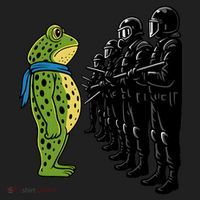 Portland Frog Funny Meme Protest Women's Sweatshirt thumb 2