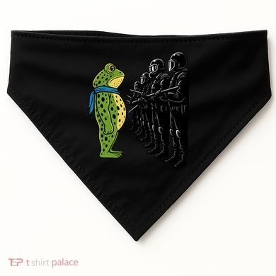 Portland Frog Funny Meme Protest USA-Made Doggie Bandana