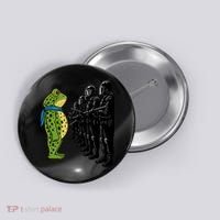 Portland Frog Funny Meme Protest Button thumb 0