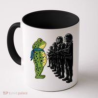 Portland Frog Funny Meme Protest Coffee Mug thumb 0