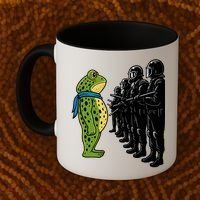 Portland Frog Funny Meme Protest Coffee Mug thumb 2