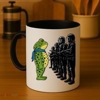 Portland Frog Funny Meme Protest Coffee Mug thumb 4