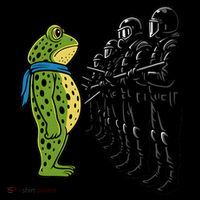 Portland Frog Funny Meme Protest Visor thumb 3