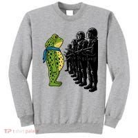 Portland Frog Funny Meme Protest Sweatshirt thumb 0