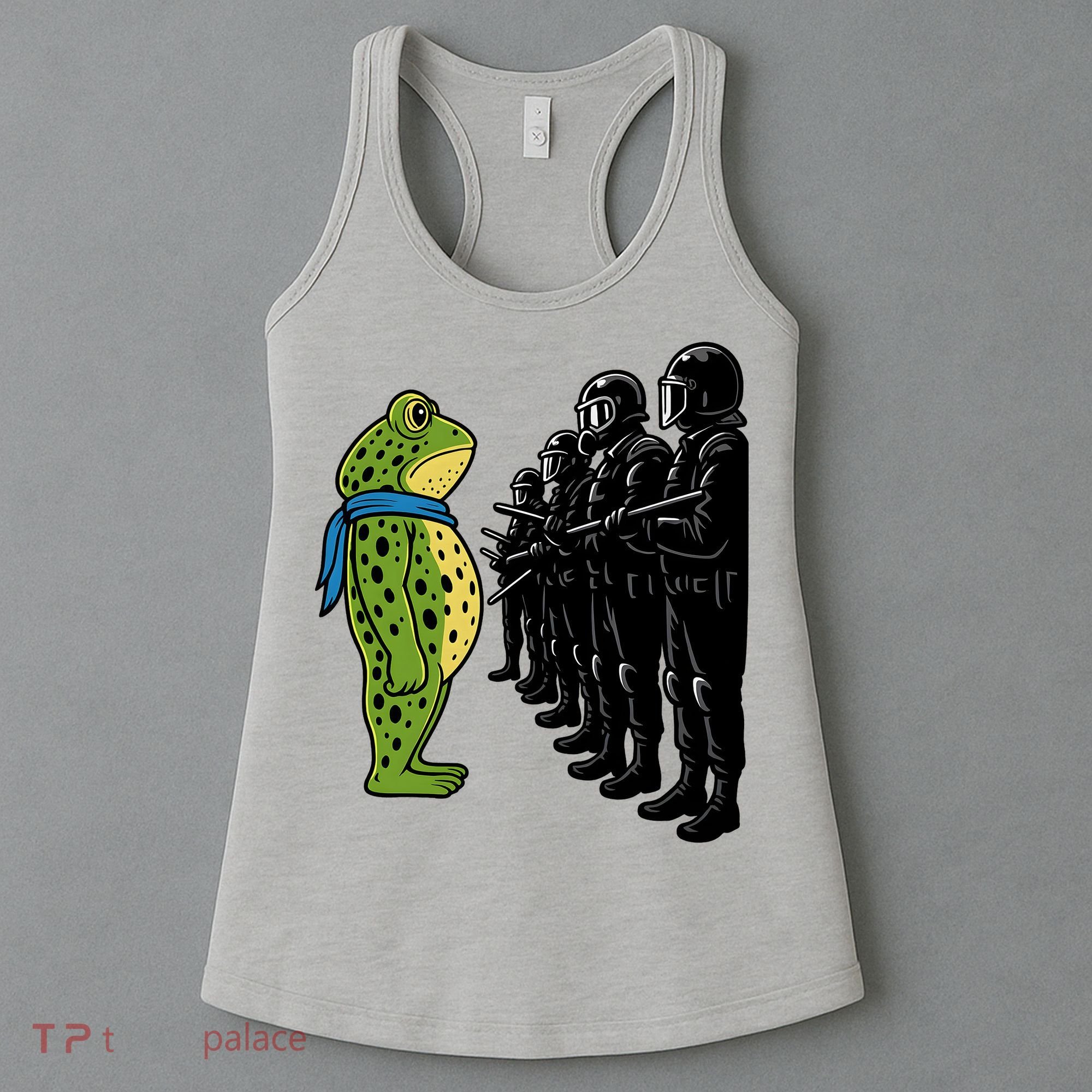 Portland Frog Funny Meme Protest Women's Tank Top