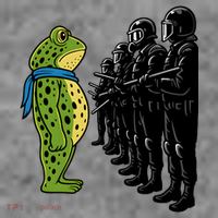 Portland Frog Funny Meme Protest Baby Bodysuit thumb 2