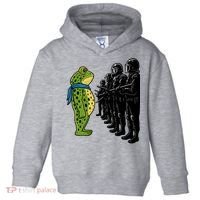 Portland Frog Funny Meme Protest Toddler Hoodie thumb 0