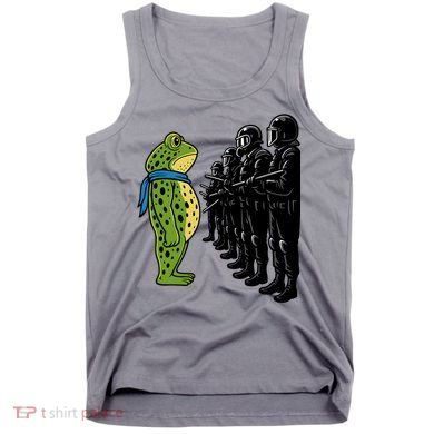 Portland Frog Funny Meme Protest Tank Top