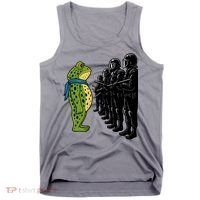 Portland Frog Funny Meme Protest Tank Top thumb 0