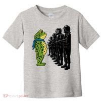 Portland Frog Funny Meme Protest Toddler T-Shirt thumb 0