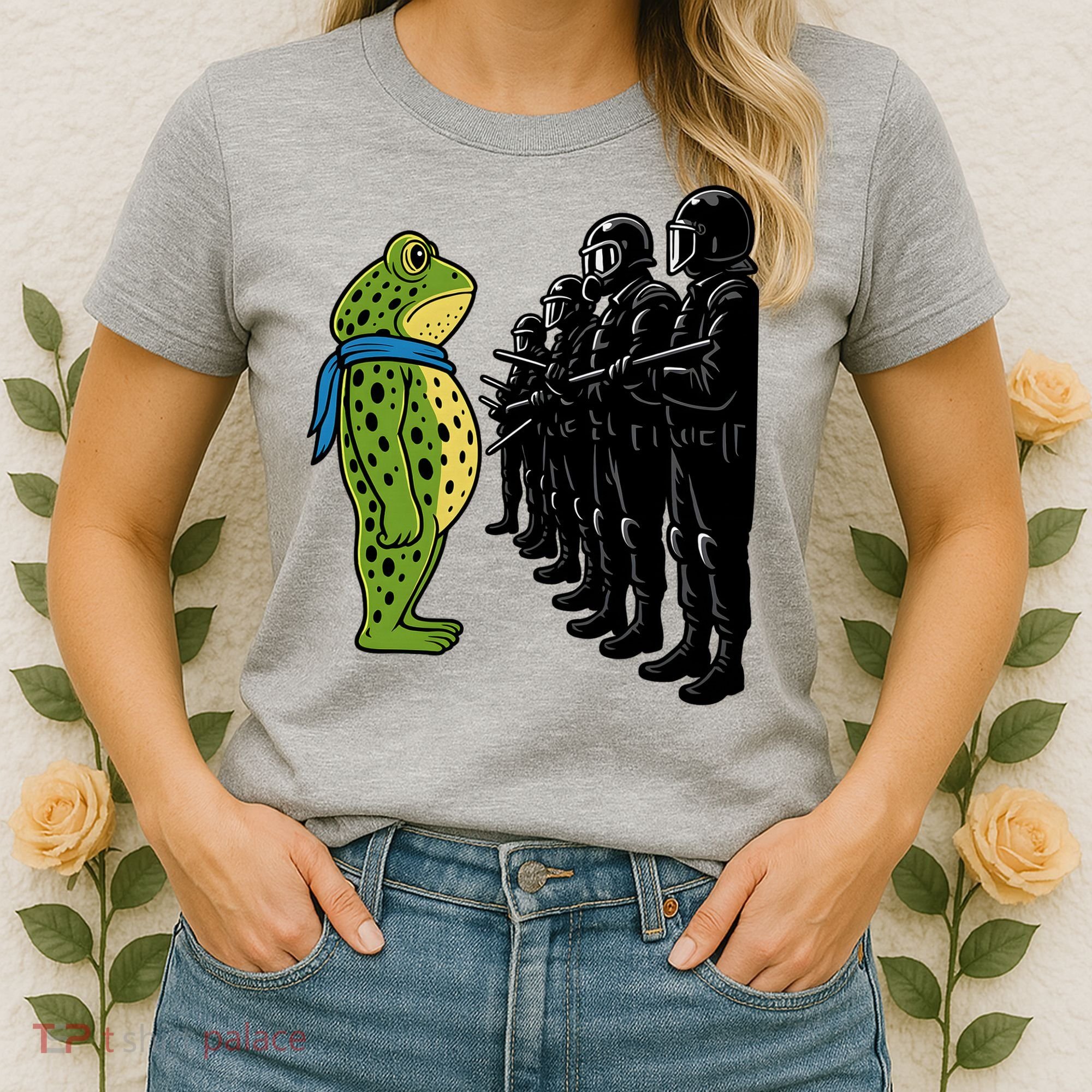 Portland Frog Funny Meme Protest Women's T-Shirt