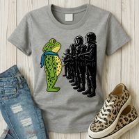 Portland Frog Funny Meme Protest Women's T-Shirt thumb 3