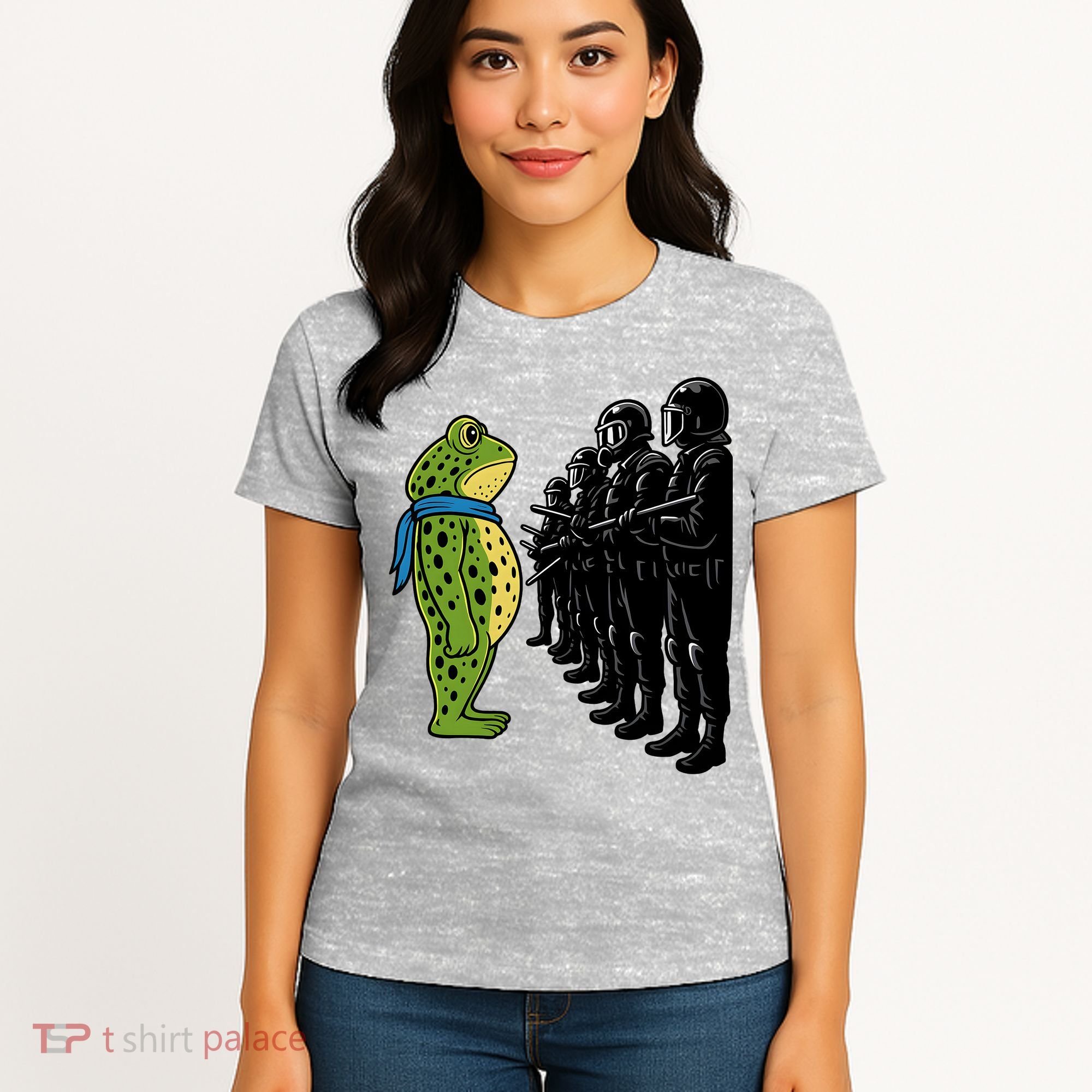 Portland Frog Funny Meme Protest Women's T-Shirt
