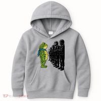 Portland Frog Funny Meme Protest Kids Hoodie thumb 0