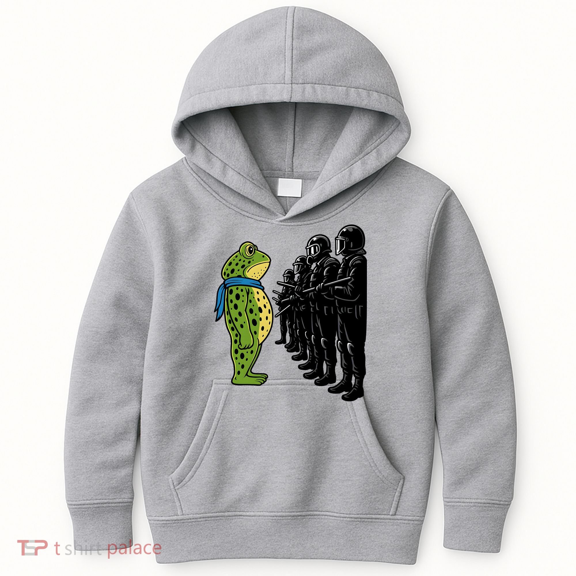 Portland Frog Funny Meme Protest Kids Hoodie