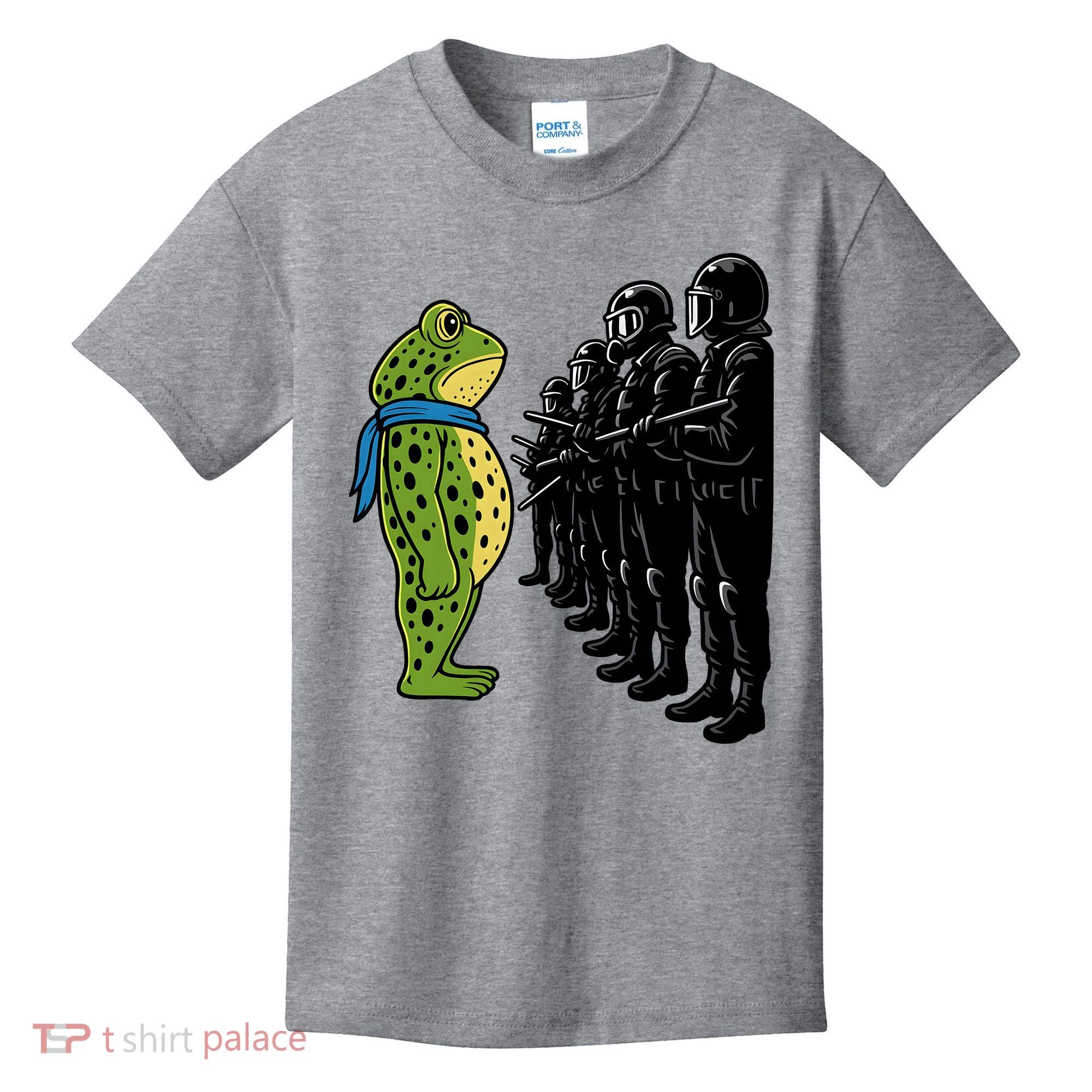 Portland Frog Funny Meme Protest Kids T-Shirt