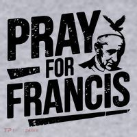 Pray For Francis: Inspirational Pope Francis Women's Sweatshirt thumb 2