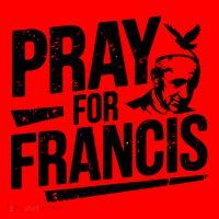 Pray For Francis: Inspirational Pope Francis Santa Hat thumb 1