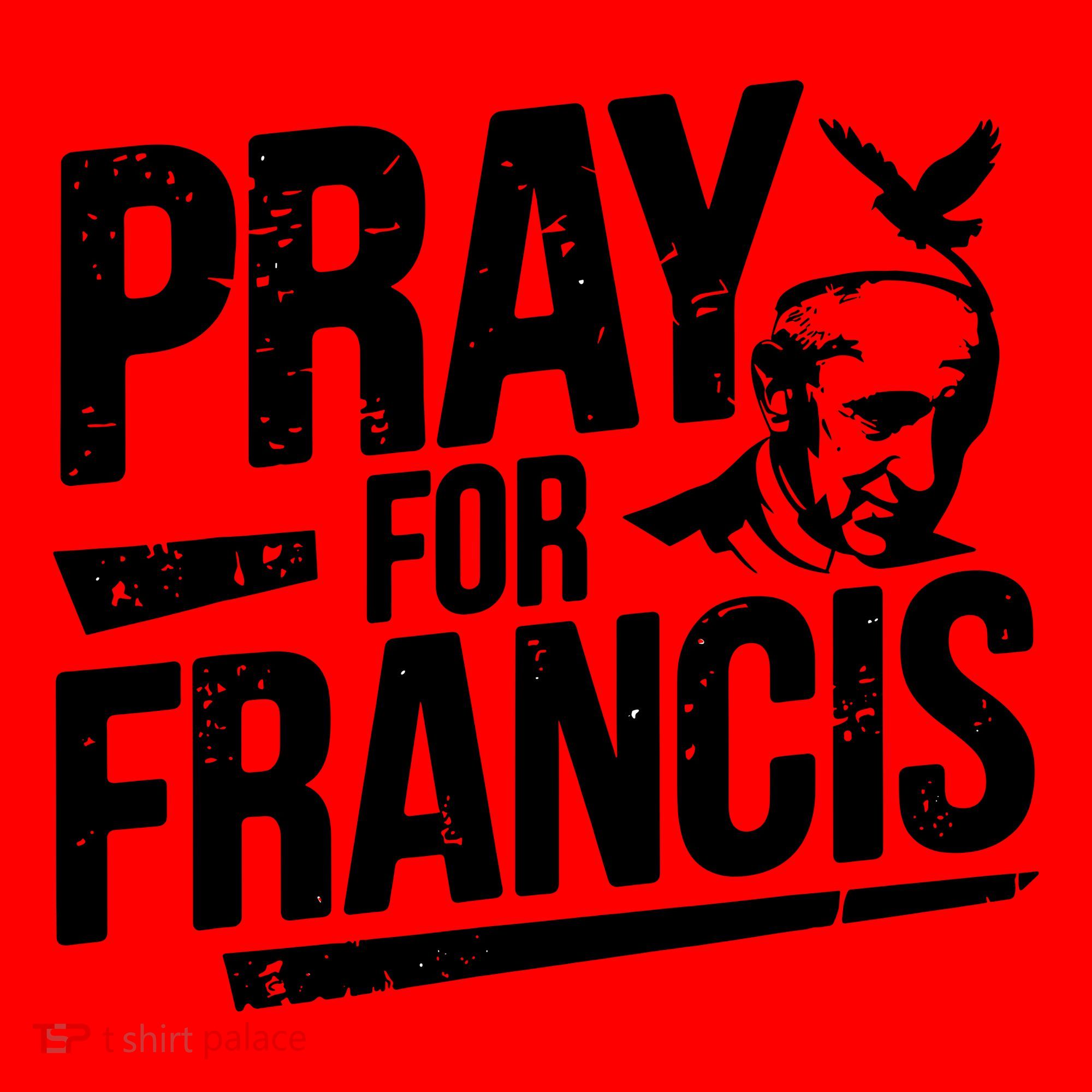 Pray For Francis: Inspirational Pope Francis Santa Hat