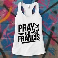 Pray For Francis: Inspirational Pope Francis Women's Tank Top thumb 3