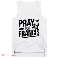 Pray For Francis: Inspirational Pope Francis Tank Top thumb 0