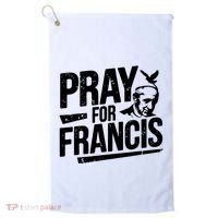 Pray For Francis: Inspirational Pope Francis Golf Towel thumb 0