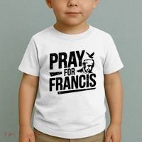 Pray For Francis: Inspirational Pope Francis Toddler T-Shirt thumb 2