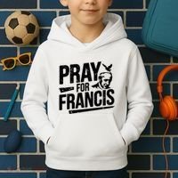 Pray For Francis: Inspirational Pope Francis Kids Hoodie thumb 2
