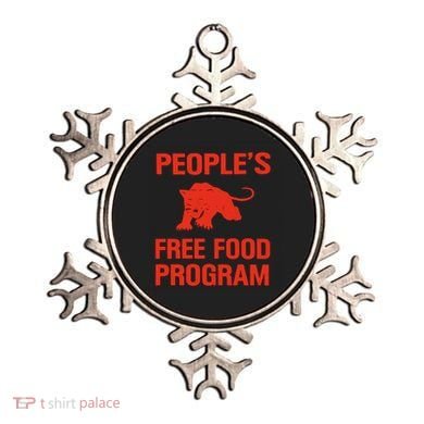 Peoples Free Food Program Vintage Social Justice Gift Ornament