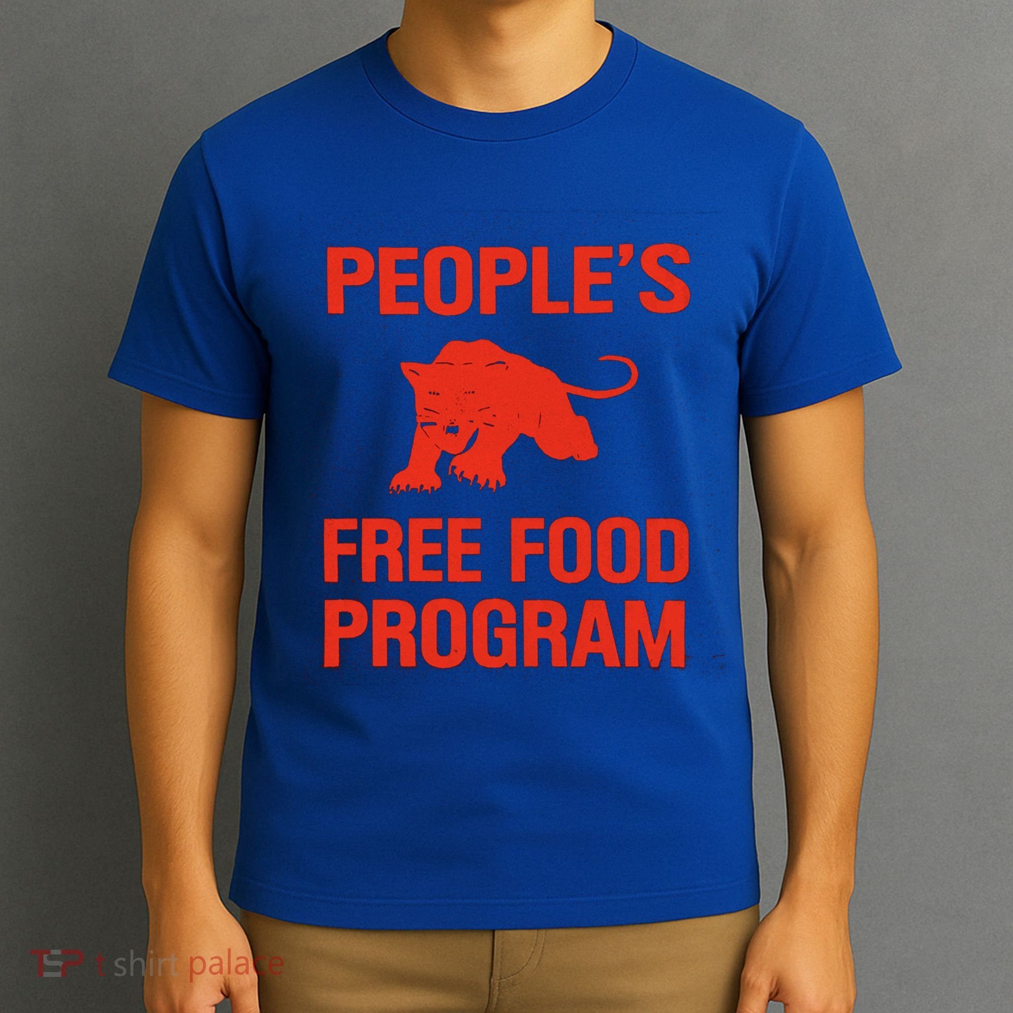 Peoples Free Food Program Vintage Social Justice Gift T-Shirt