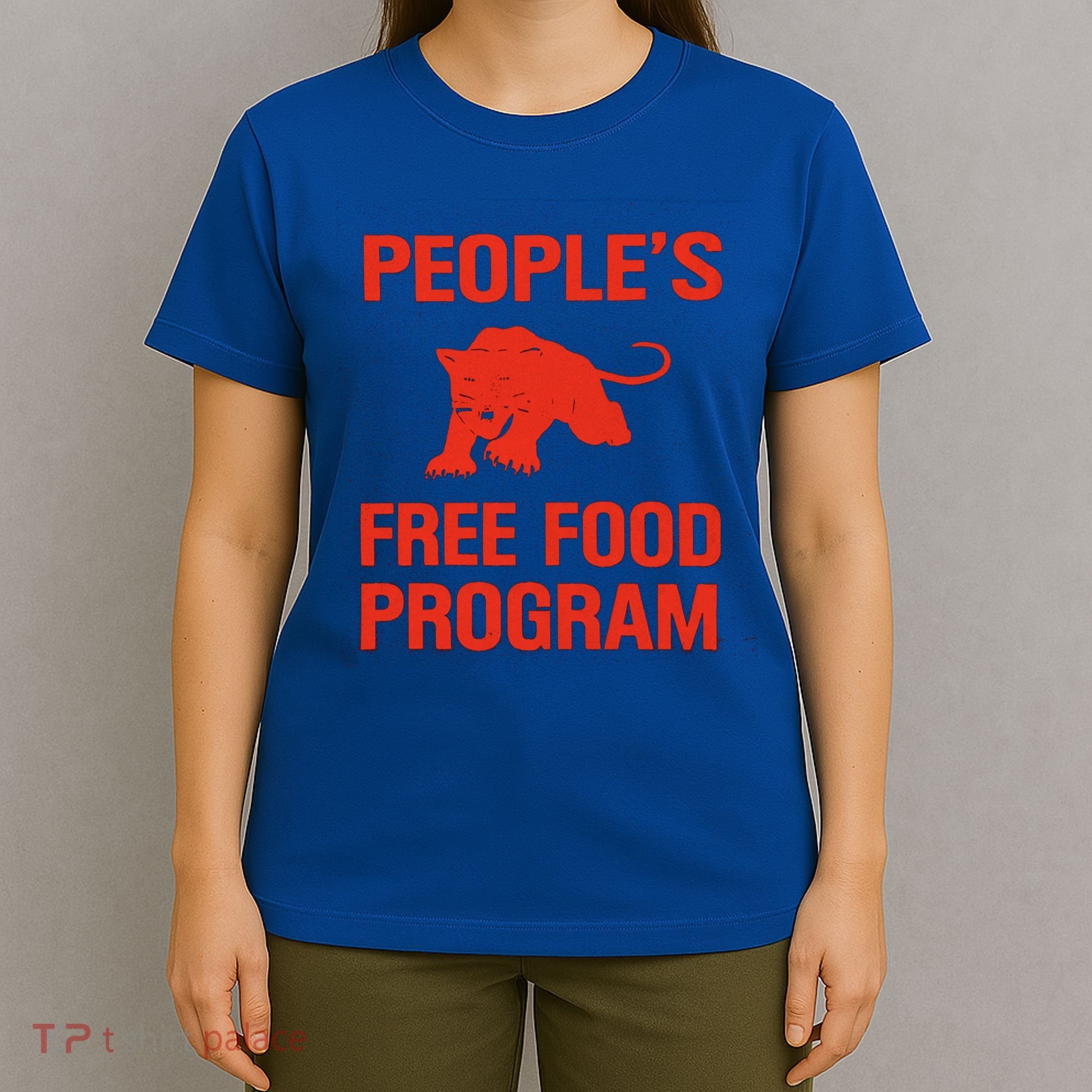 Peoples Free Food Program Vintage Social Justice Gift T-Shirt