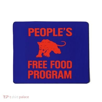 Peoples Free Food Program Vintage Social Justice Gift Mousepad