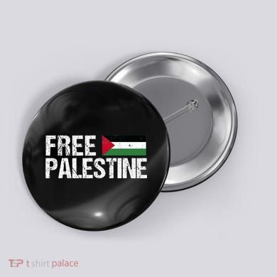 Palestine Flag Free Palestine Button