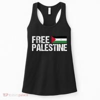 Palestine Flag Free Palestine Women's Tank Top thumb 0