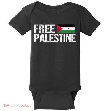 Palestine Flag Free Palestine Baby Bodysuit