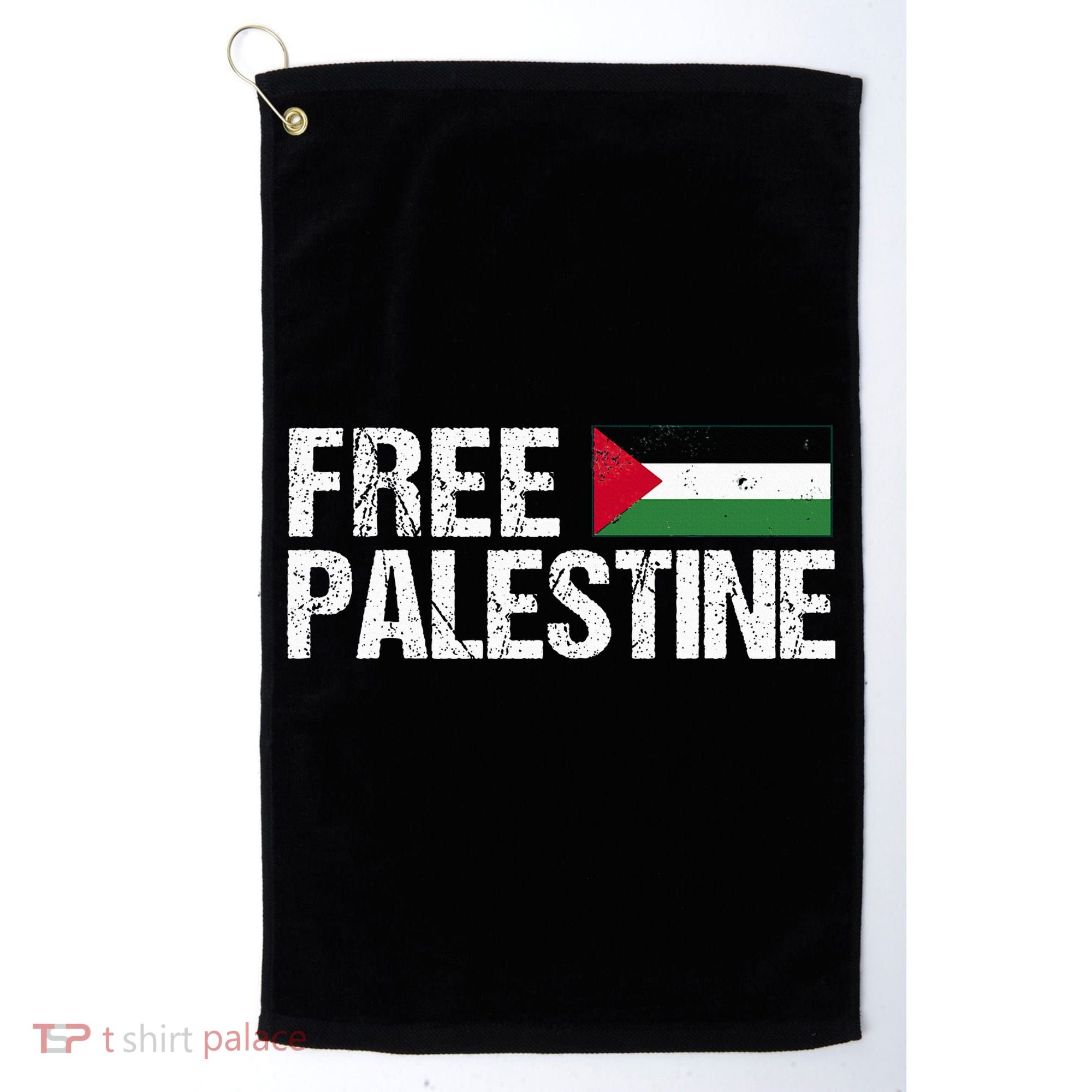 Palestine Flag Free Palestine Golf Towel