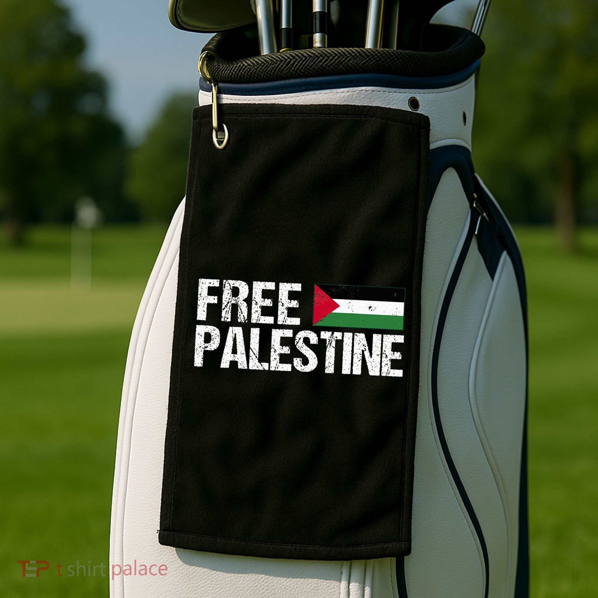 Palestine Flag Free Palestine Golf Towel