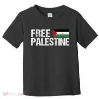 Palestine Flag Free Palestine Toddler T-Shirt thumb 0
