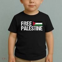 Palestine Flag Free Palestine Toddler T-Shirt thumb 2