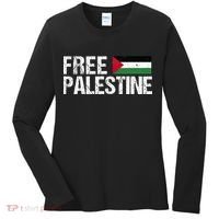Palestine Flag Free Palestine Women's Long Sleeve Shirt thumb 0